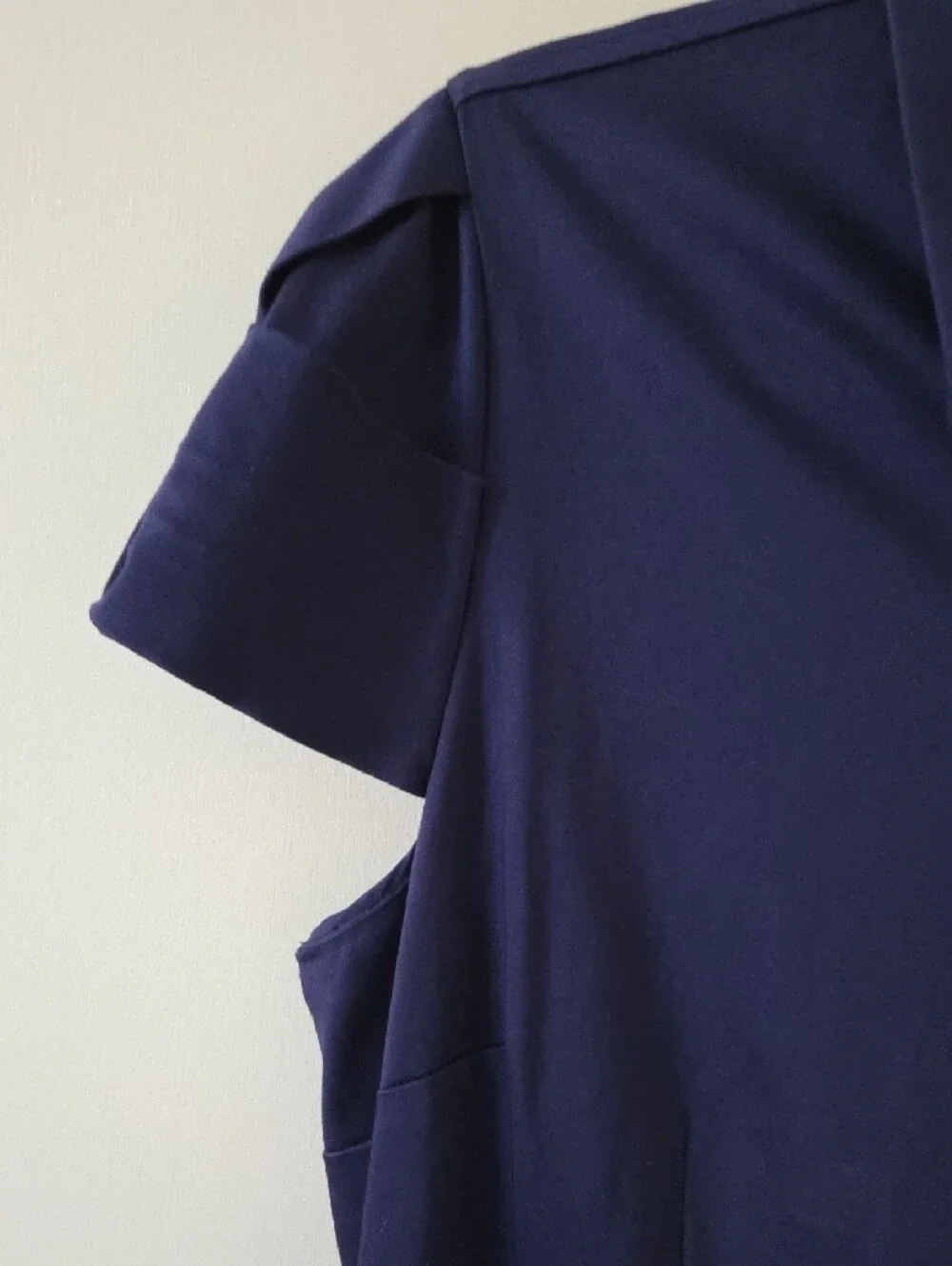 Kate spade Rich Navy with Gold Buttons Front Pleated Dress, Incredible Detail